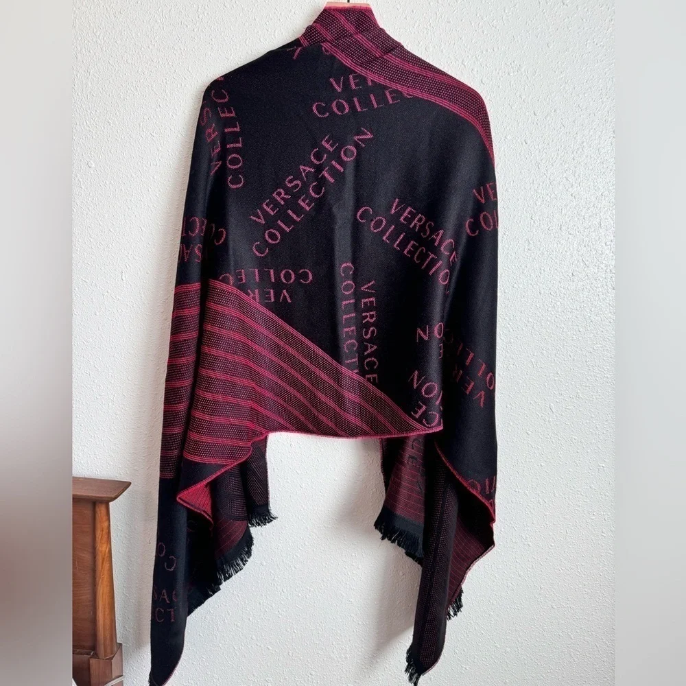 Versace Collection Ombré Oversized Scarf Stole Shawl - Picture 3 of 9